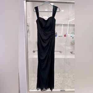 Azazie Kit Dress in Black size A6